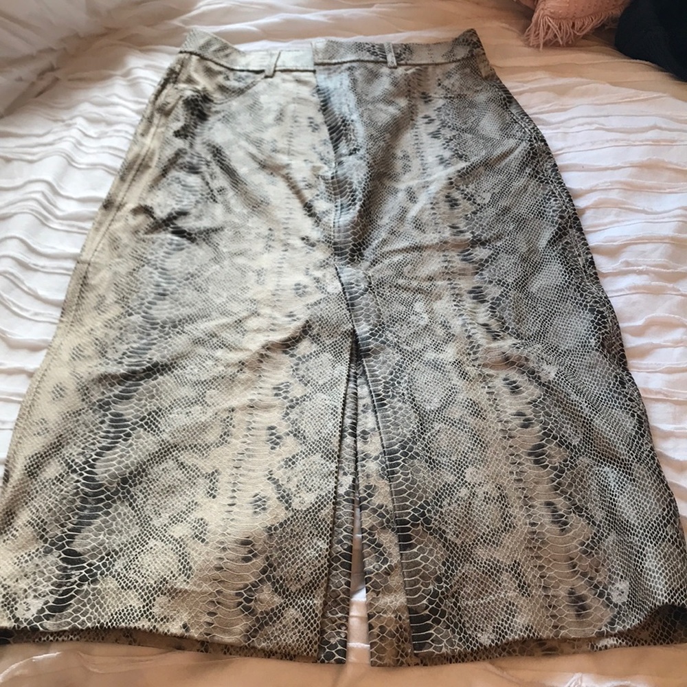 Animal Print Skirt